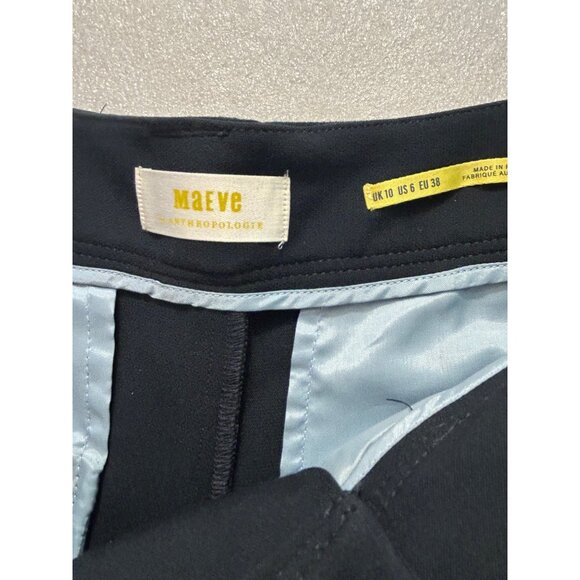 NEW Anthropologie Maeve Relaxed Trouser Shorts 4 NWT navy Size 6 - Picture 8 of 9